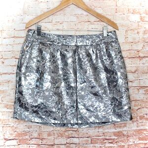 Tinley Road Shimmering Silver Skirt